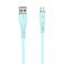 FORCELL F-ENERGY C341 kabl USB A na Micro USB QC3.0 2,4A 18W silikon 1 m plavi