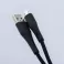 FORCELL F-ENERGY C341 kabl USB A na Micro USB QC3.0 2,4A 18W silikon 1 m crni