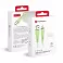 FORCELL F-ENERGY C343 kabl USB A na Lightning 2,4 A 12W silikon 1 m zeleni