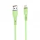 FORCELL F-ENERGY C343 kabl USB A na Lightning 2,4 A 12W silikon 1 m zeleni
