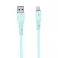 FORCELL F-ENERGY C343 kabl USB A na Lightning 2,4 A 12W silikon 1 m plavi