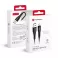 FORCELL F-ENERGY C343 kabl USB A na Lightning 2,4 A 12W silikon 1 m crni