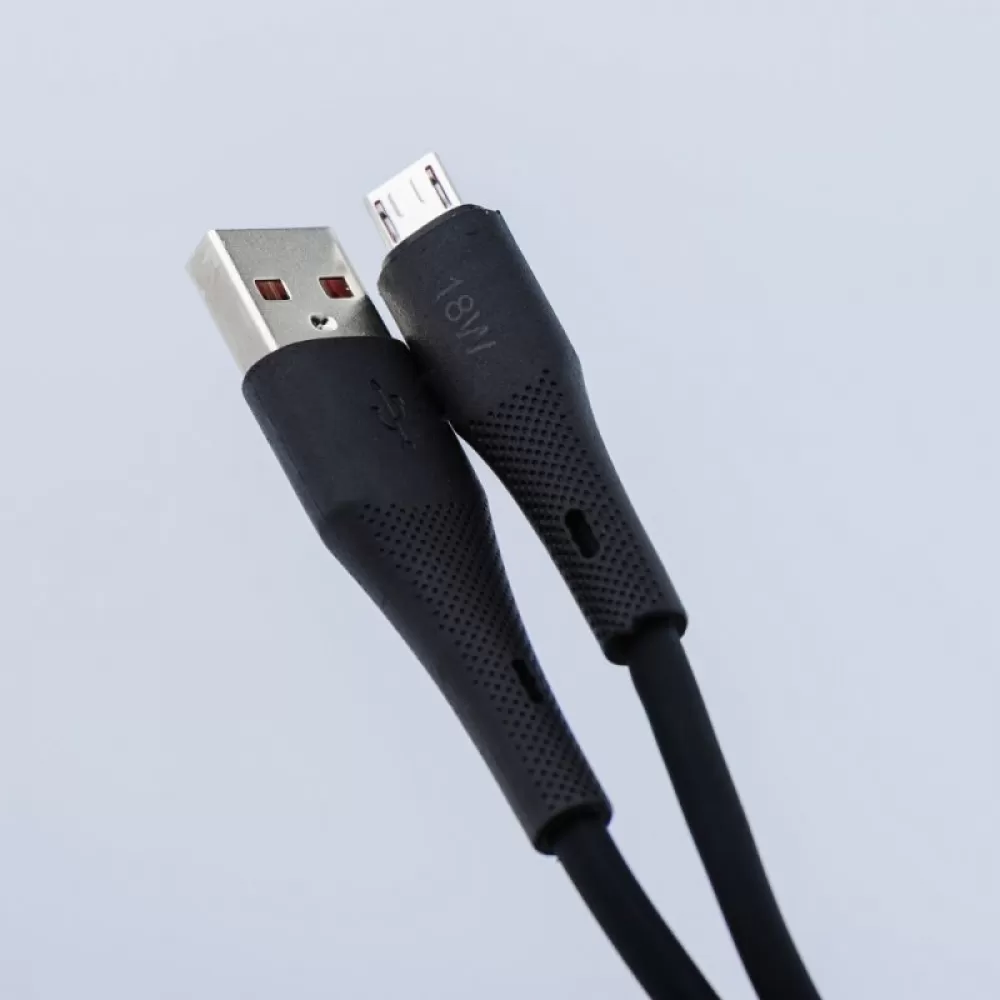 FORCELL F-ENERGY C343 kabl USB A na Lightning 2,4 A 12W silikon 1 m crni