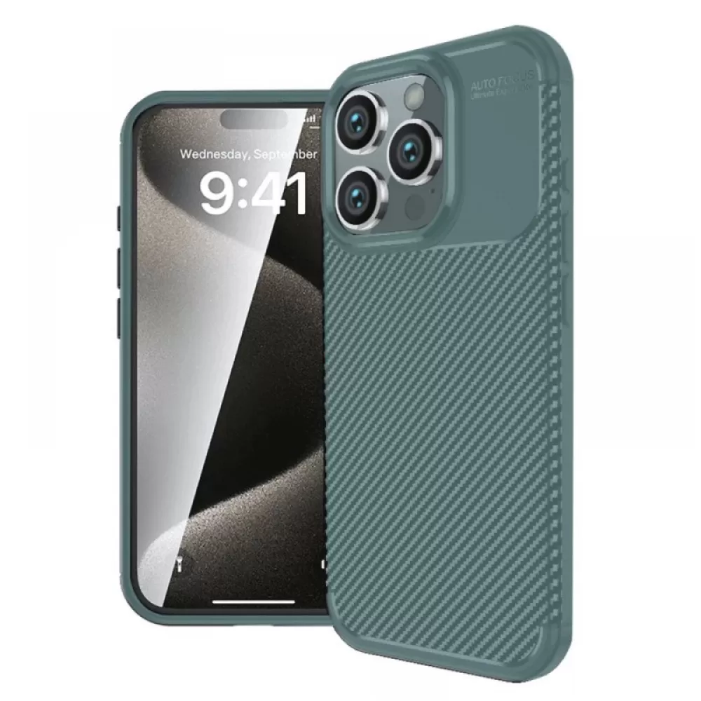 Futrola AUTO FOCUS LINE za Samsung Galaxy A17 maslinasto zelena