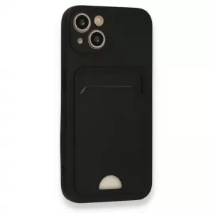 Futrola SOFT sa dzepicem (soft card) za iPhone 16 Pro (6.3) crna