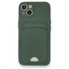 Futrola SOFT sa dzepicem (soft card) za iPhone 17 / iPhone 18 maslinasto zelena