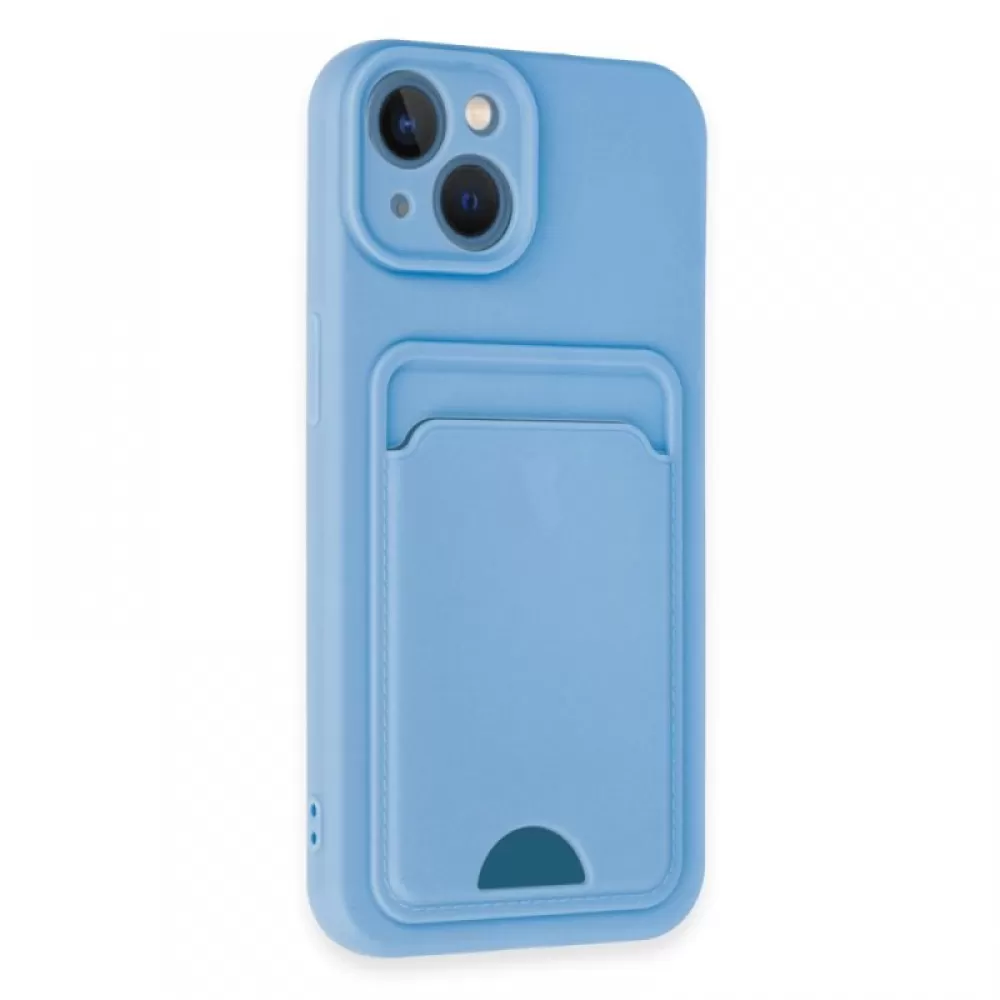 Futrola SOFT sa dzepicem (soft card) za iPhone 17 plava