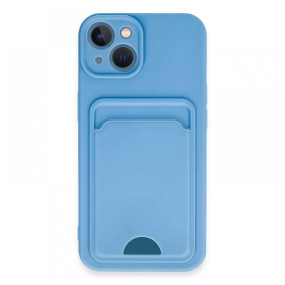 Futrola SOFT sa dzepicem (soft card) za iPhone 17 plava