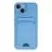 Futrola SOFT sa dzepicem (soft card) za iPhone 17 plava