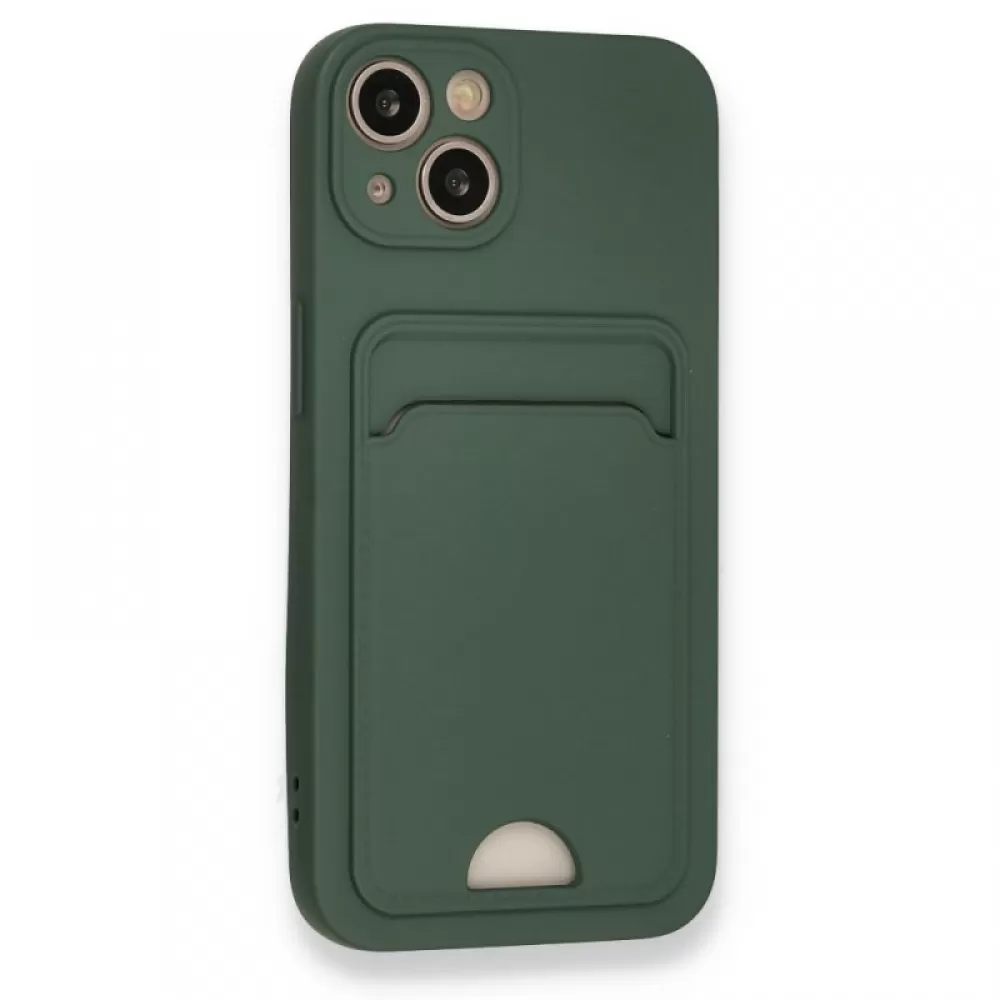 Futrola SOFT sa dzepicem (soft card) za iPhone 17 Pro maslinasto zelena