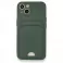 Futrola SOFT sa dzepicem (soft card) za iPhone 17 Pro maslinasto zelena