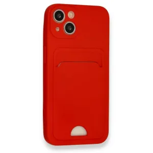 Futrola SOFT sa dzepicem (soft card) za iPhone 17 Pro crvena