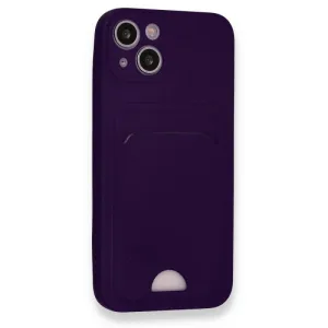 Futrola SOFT sa dzepicem (soft card) za iPhone 17 Pro ljubicasta