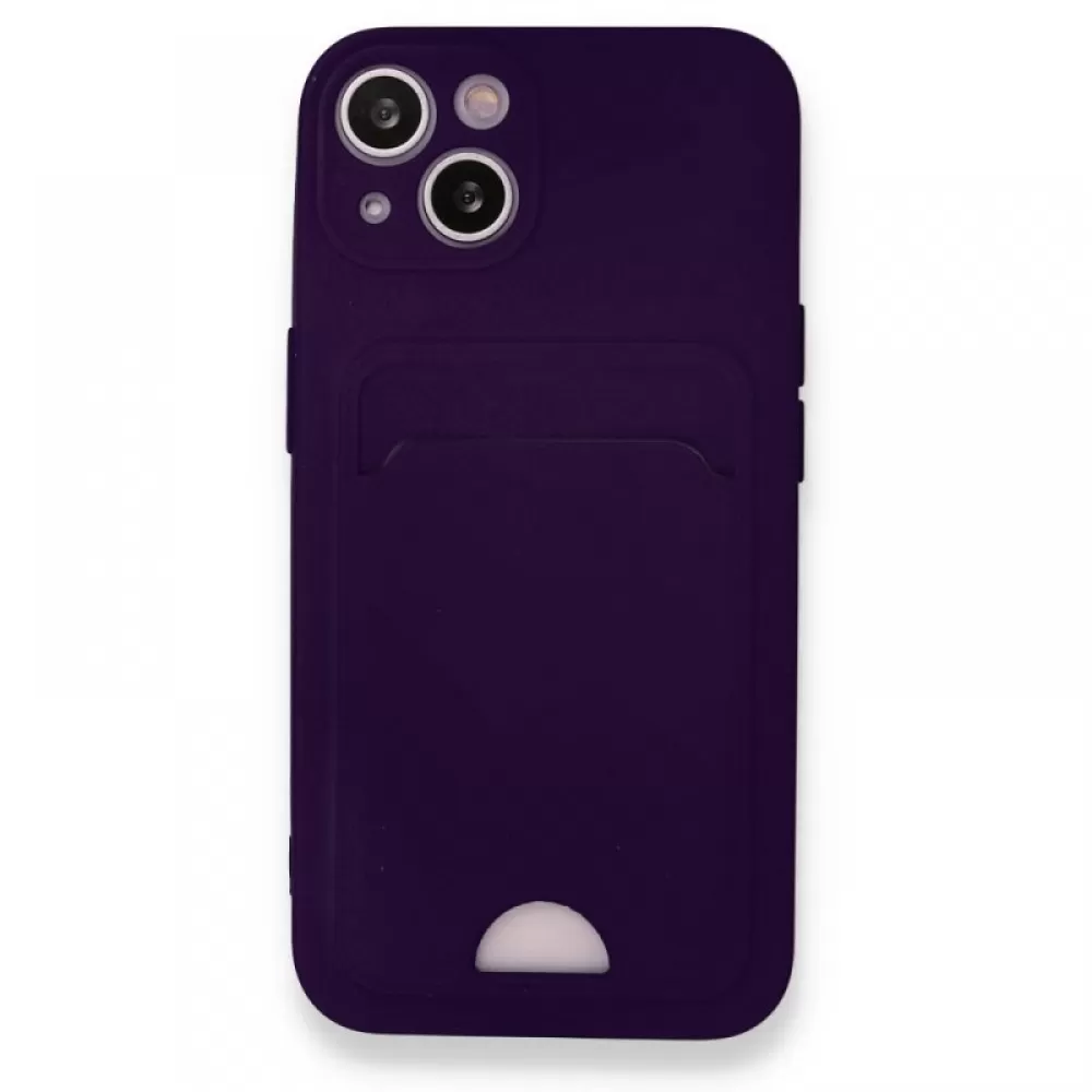 Futrola SOFT sa dzepicem (soft card) za iPhone 17 Pro ljubicasta
