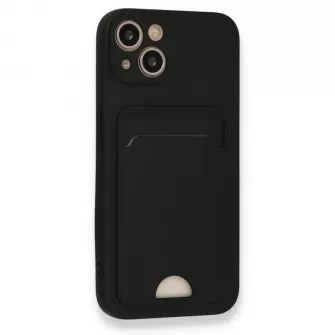 Futrola SOFT sa dzepicem (soft card) za iPhone 17 Pro Max crna