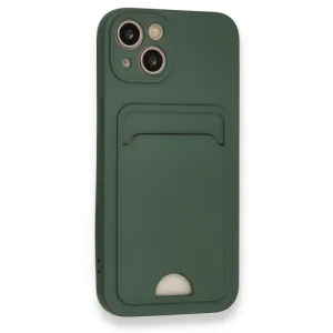 Futrola SOFT sa dzepicem (soft card) za iPhone 17 Pro Max maslinasto zelena
