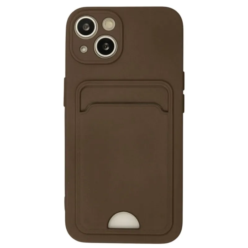 Futrola SOFT sa dzepicem (soft card) za iPhone 17 Pro Max / iPhone 18 Pro Max braon