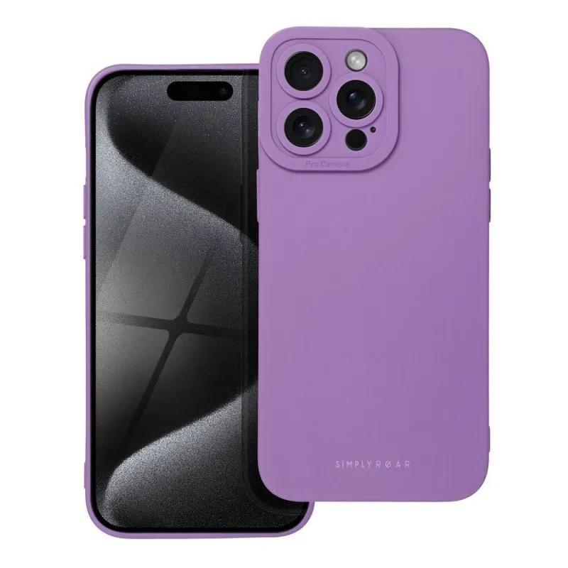 Futrola ROAR LUNA ( sa zastitom za kameru) za iPhone 17 Pro Max ljubicasta