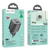 HOCO punjac USB A + Type C PD QC 3A 20W N41 crni