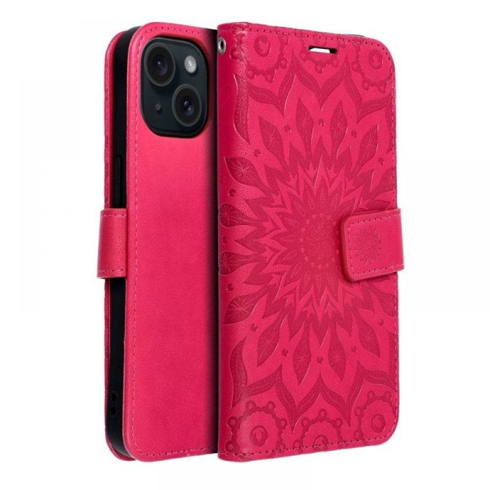 Futrola flip MEZZO BOOK za Samsung A17 mandala magenta
