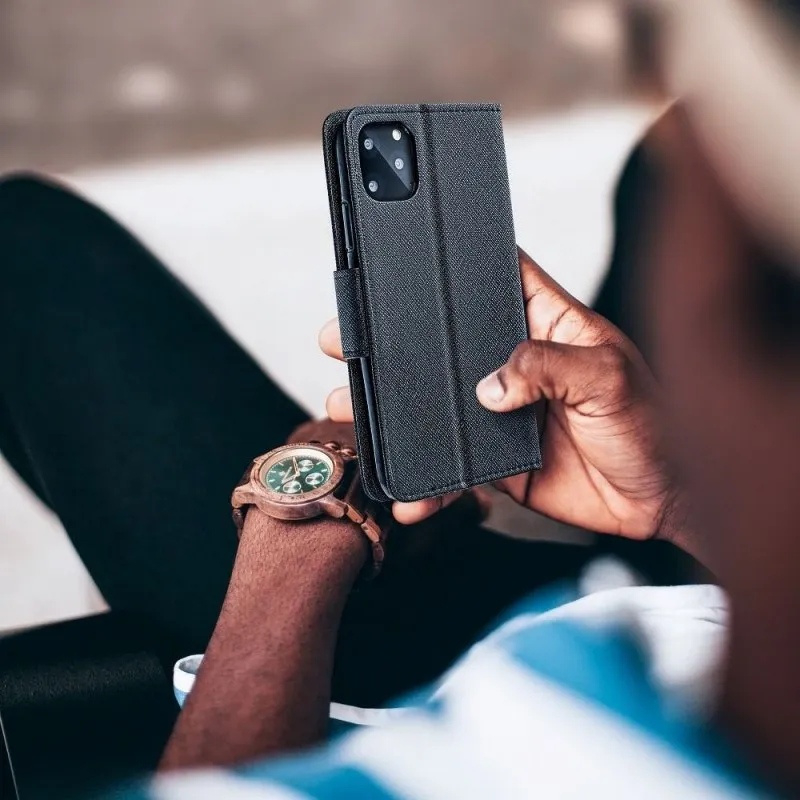 Futrola BI FOLD MERCURY (fancy book) za iPhone 17 Pro / iPhone 18 Pro crna