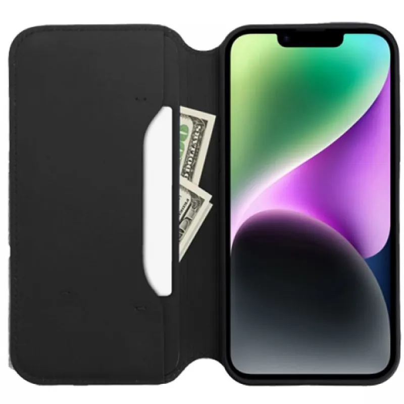 Futrola flip DUAL POCKET BOOK za iPhone 17 Air crna
