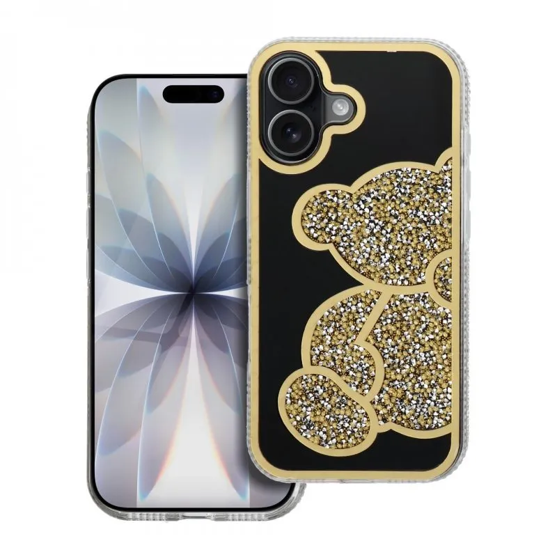 Futrola TEDDY BEAR za iPhone 17 / iPhone 18 zlatna