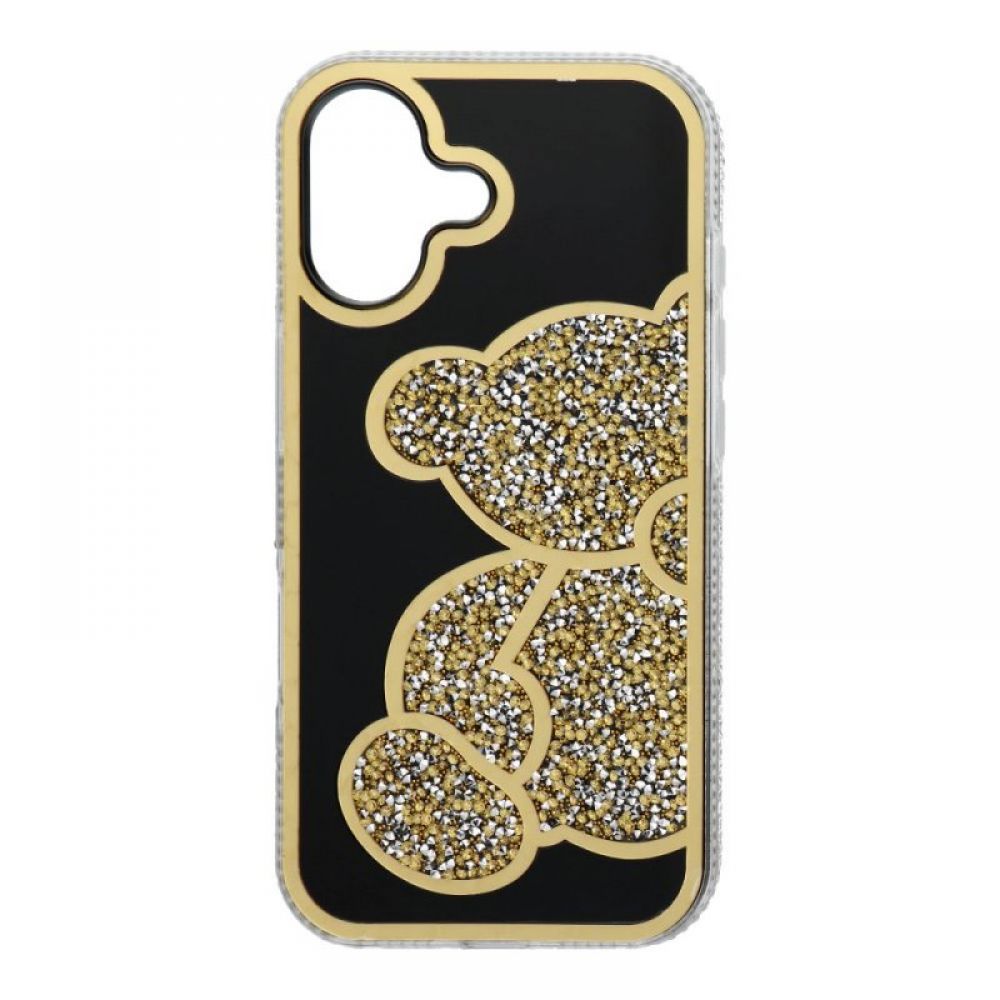 Futrola TEDDY BEAR za iPhone 17 zlatna