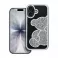 Futrola TEDDY BEAR za iPhone 17 srebrna