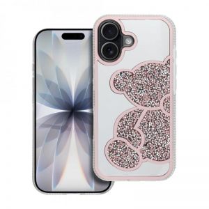 Futrola TEDDY BEAR za iPhone 17 roze