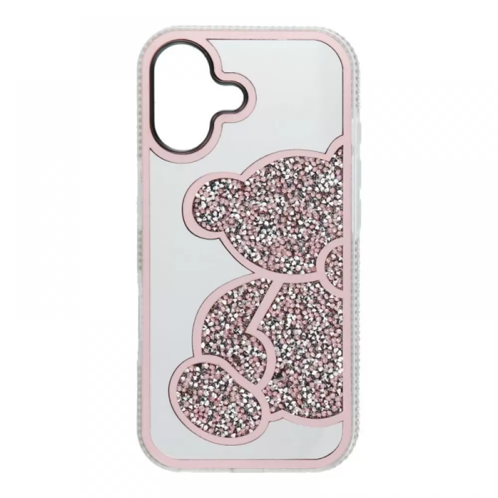 Futrola TEDDY BEAR za iPhone 17 roze