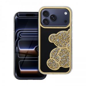 Futrola TEDDY BEAR za iPhone 17 Pro zlatna