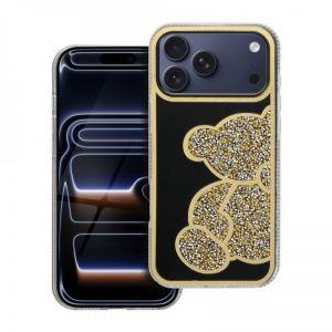 Futrola TEDDY BEAR za iPhone 17 Pro Max zlatna
