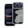 Futrola TEDDY BEAR za iPhone 17 Pro Max srebrna