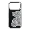 Futrola TEDDY BEAR za iPhone 17 Pro Max / iPhone 18 Pro Max srebrna