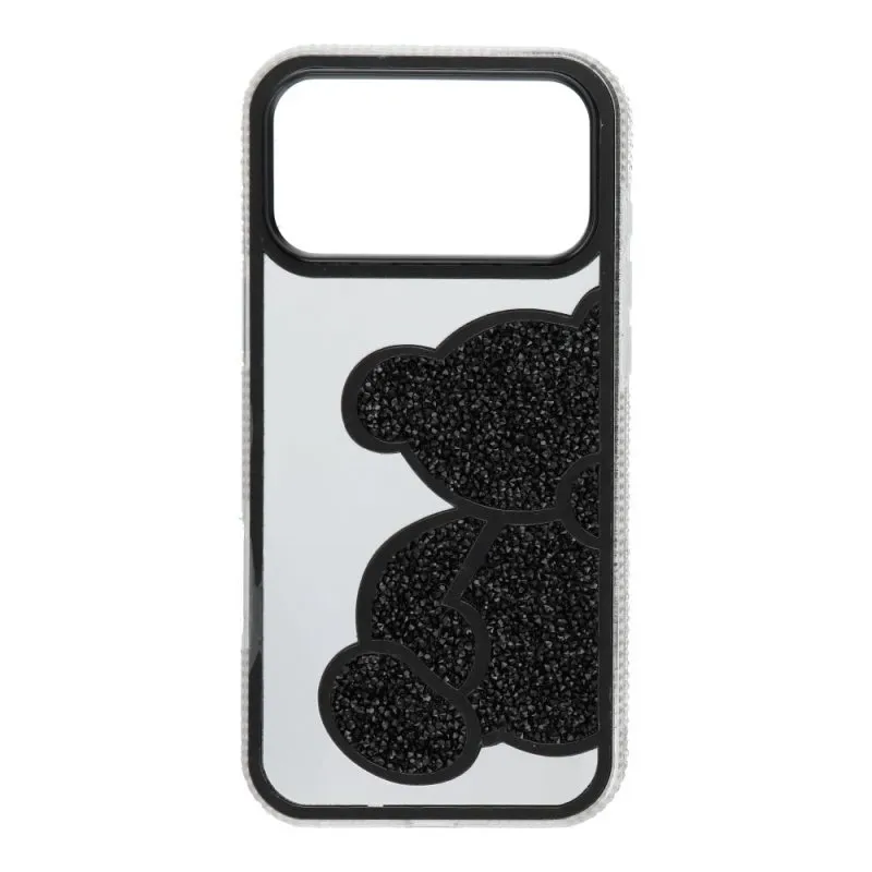 Futrola TEDDY BEAR za iPhone 17 Pro Max / iPhone 18 Pro Max crna