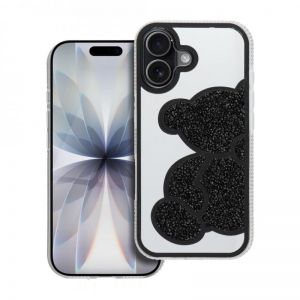 Futrola TEDDY BEAR za iPhone 17 crna