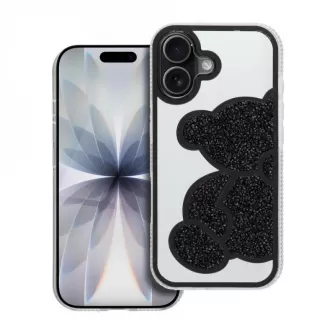 Futrola TEDDY BEAR za iPhone 17 crna