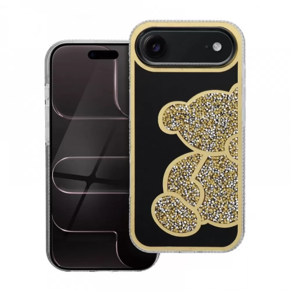 Futrola TEDDY BEAR za iPhone 17 Air zlatna