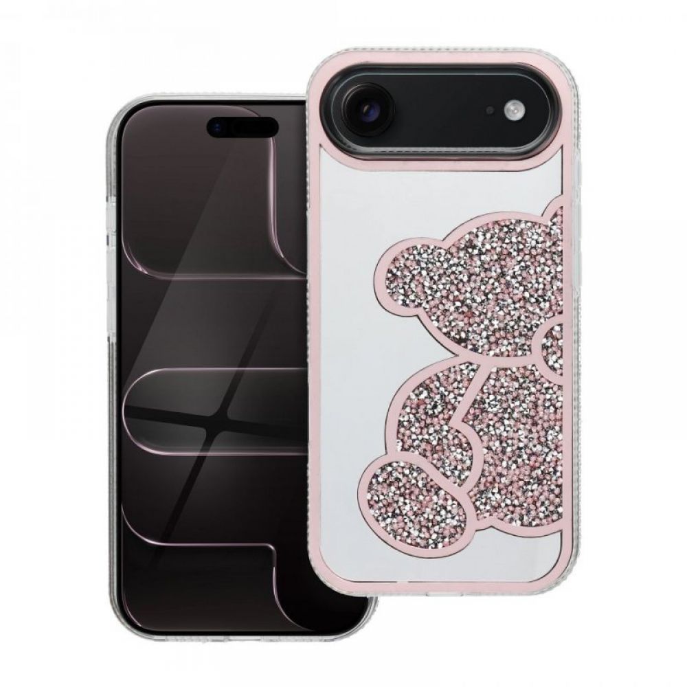 Futrola TEDDY BEAR za iPhone 17 Air roze