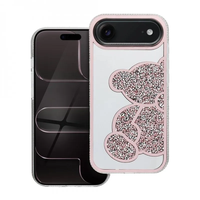 Futrola TEDDY BEAR za iPhone 17 Air roze