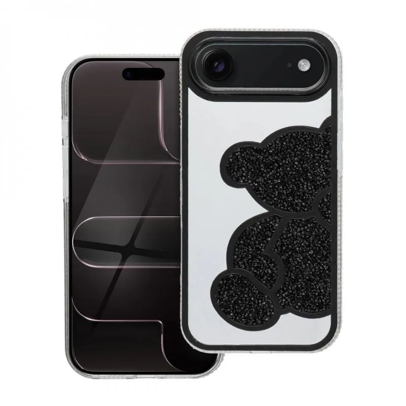 Futrola TEDDY BEAR za iPhone 17 Air crna