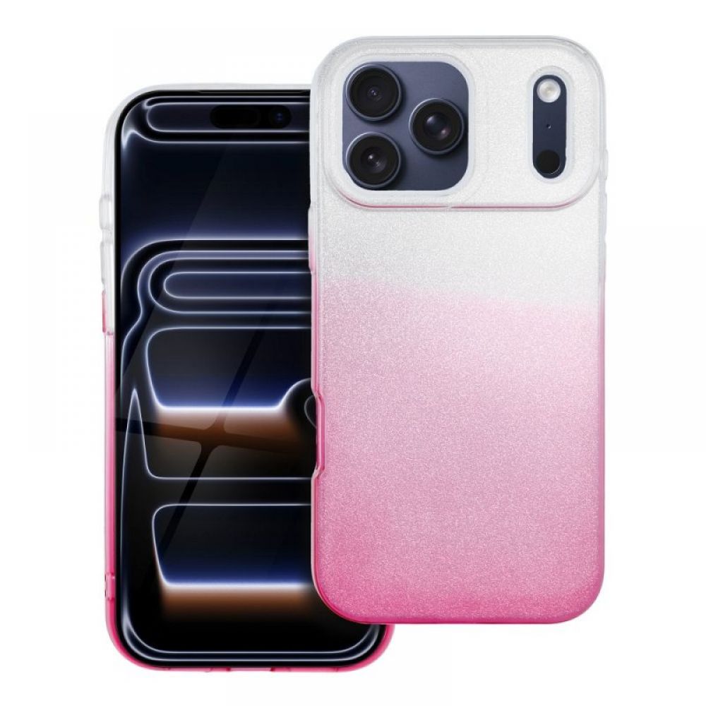 Futrola SHINING CASE za iPhone 17 Pro Max Providno roze