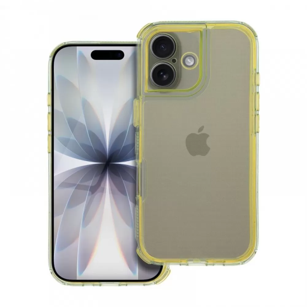 Futrola MATRIX CLEAR za iPhone 17 zuta