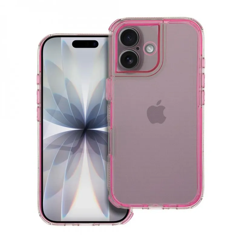 Futrola MATRIX CLEAR za iPhone 17 puder roze