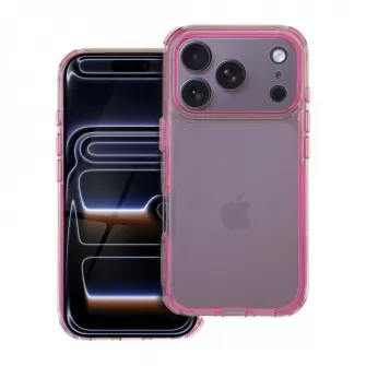 Futrola MATRIX CLEAR za iPhone 17 Pro puder roze