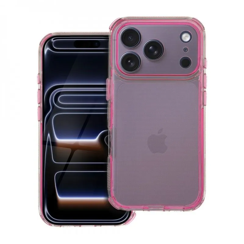 Futrola MATRIX CLEAR za iPhone 17 Pro puder roze