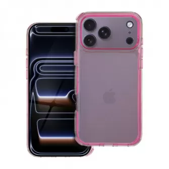 Futrola MATRIX CLEAR za iPhone 17 Pro Max puder roze