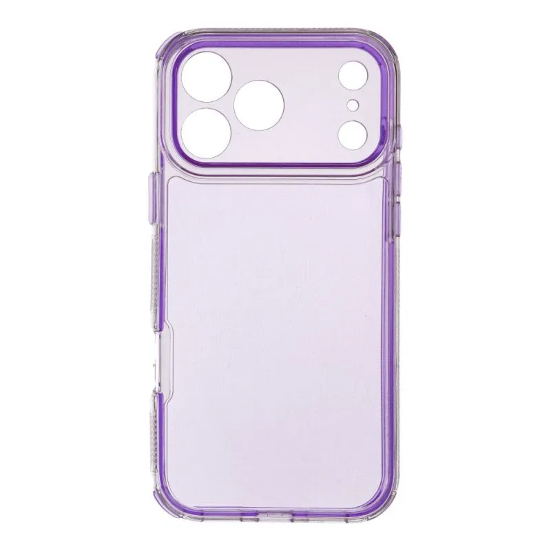 Futrola MATRIX CLEAR za iPhone 17 Pro Max / iPhone 18 Pro Max svetlo ljubicasta