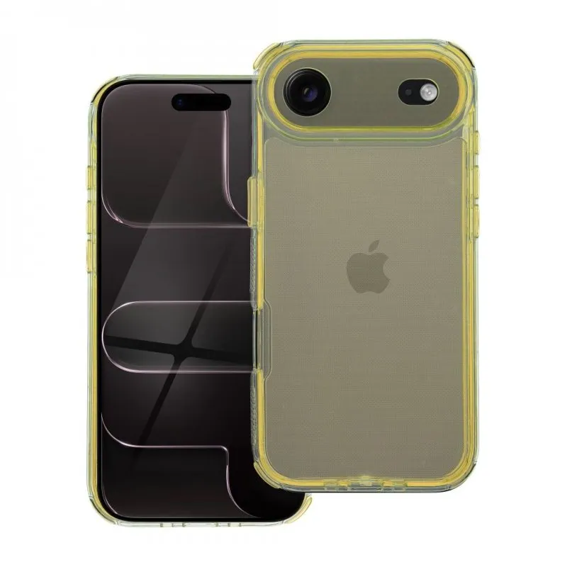 Futrola MATRIX CLEAR za iPhone 17 Air zuta